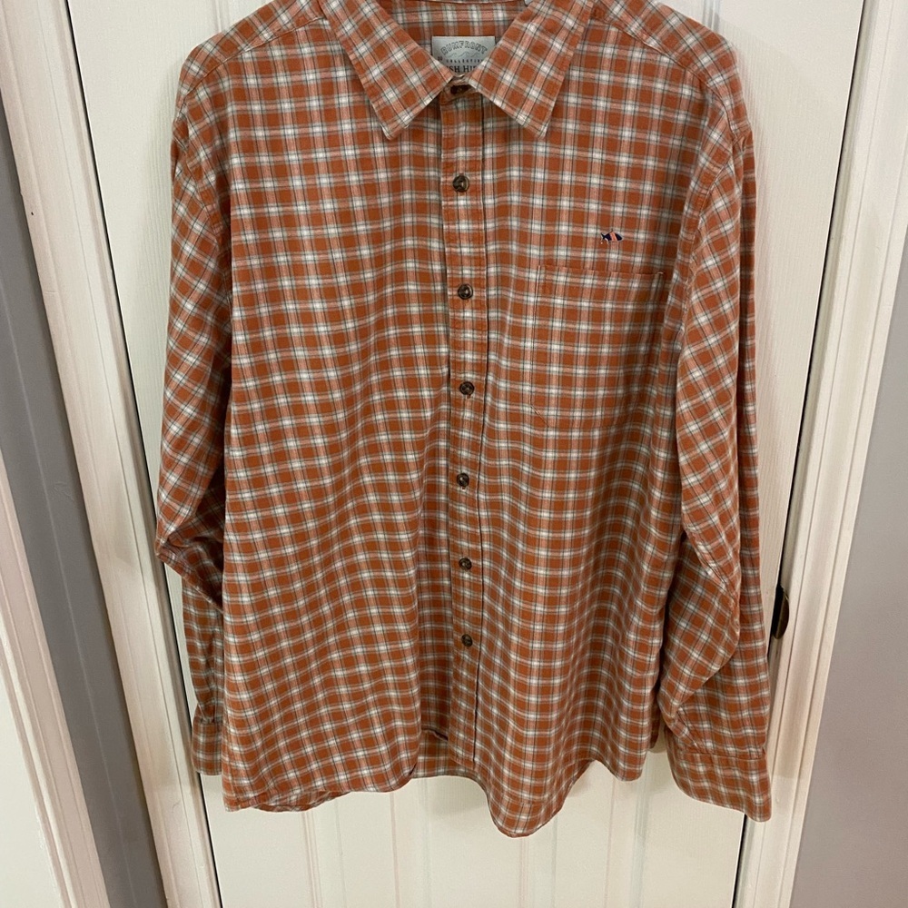 Men's Casual Plaid Button-Down Shirt